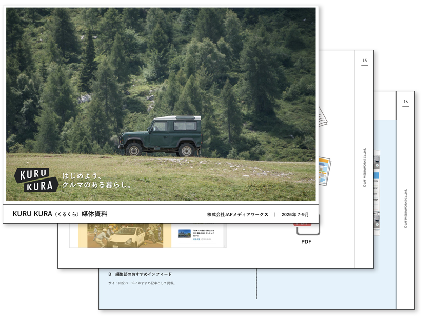 KURU KURA媒体資料のサンプル